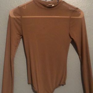tan see through body suit